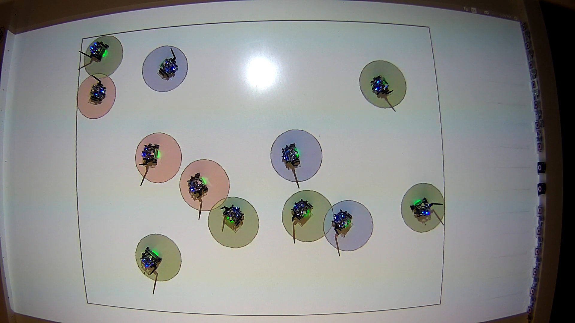 Biophysics-Inspired Robot Swarms